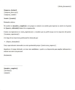 Carta de presentación moderna