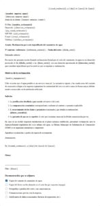 Reclamación factura de agua