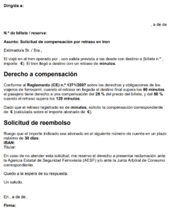 Retraso de tren